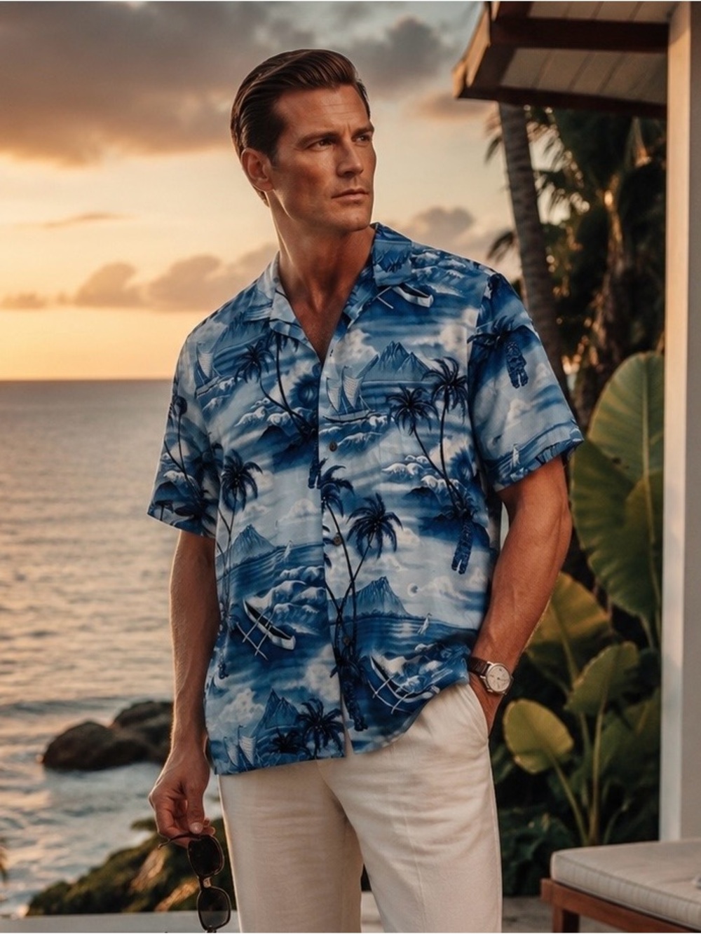 Vintage Royal Creations Made in Hawaii Aloha Shirt 100% Cotton Large